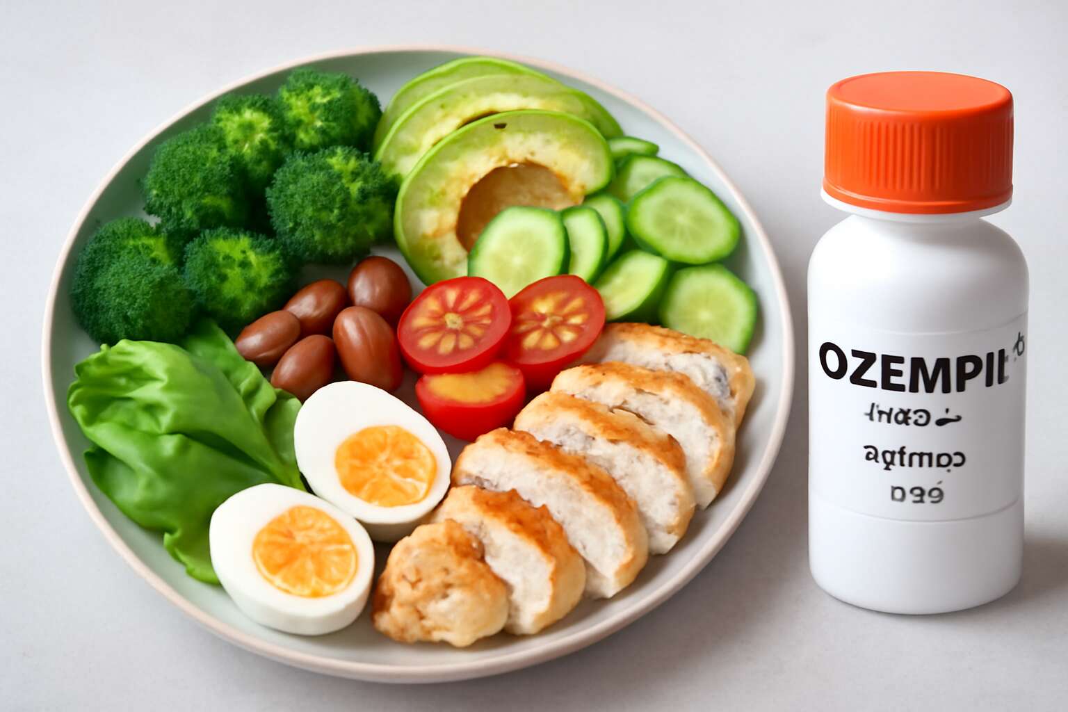 low carb diet vs ozempic