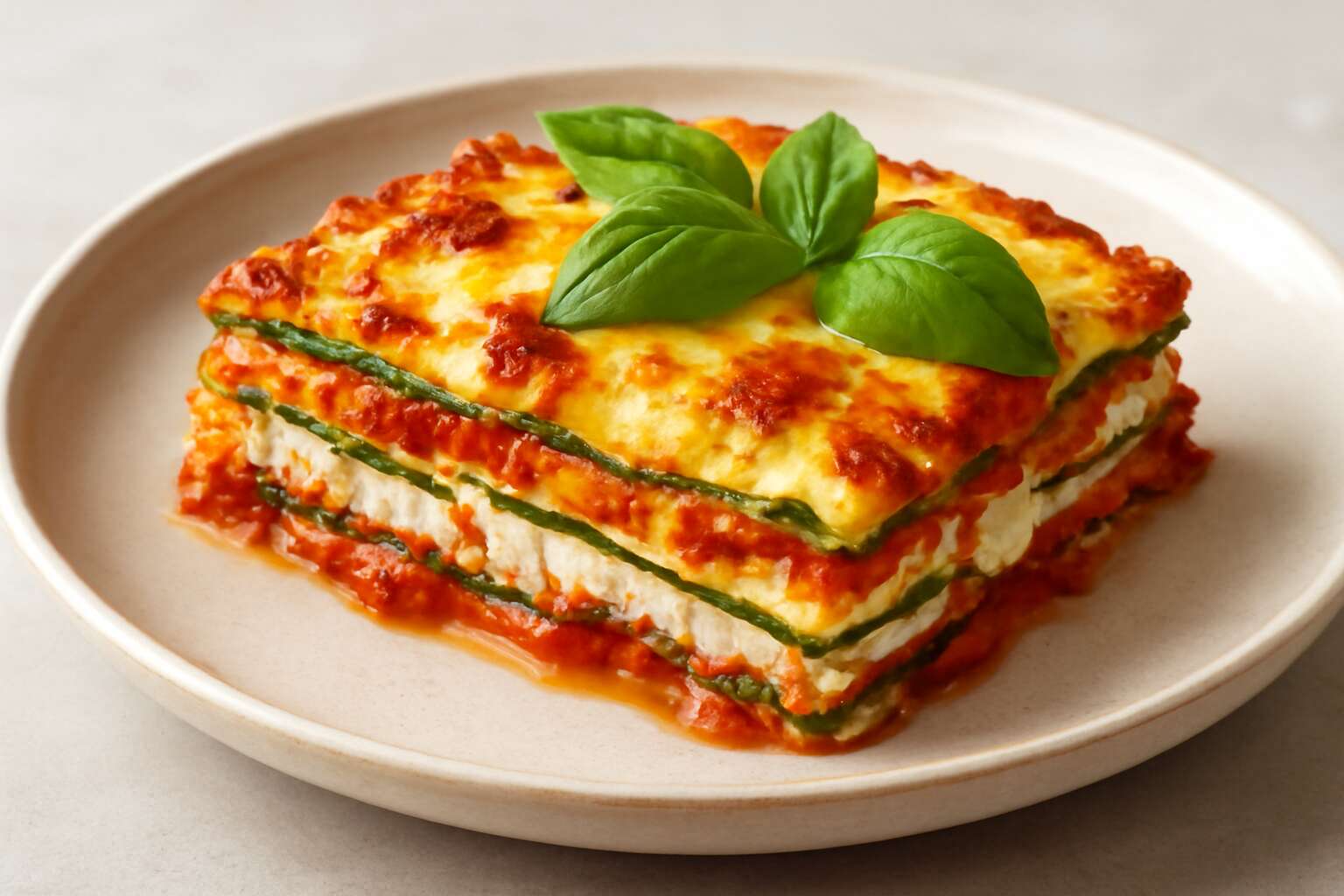 low carb zucchini lasagna