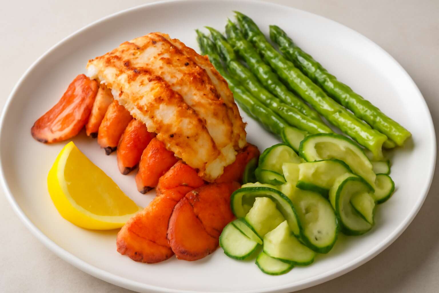 low carb options red lobster