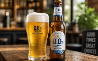 Choose low carb zero alcohol beer for your next gathering.