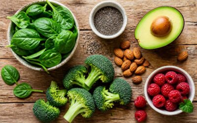 Low carb foods high in fiber keep you full and energized.